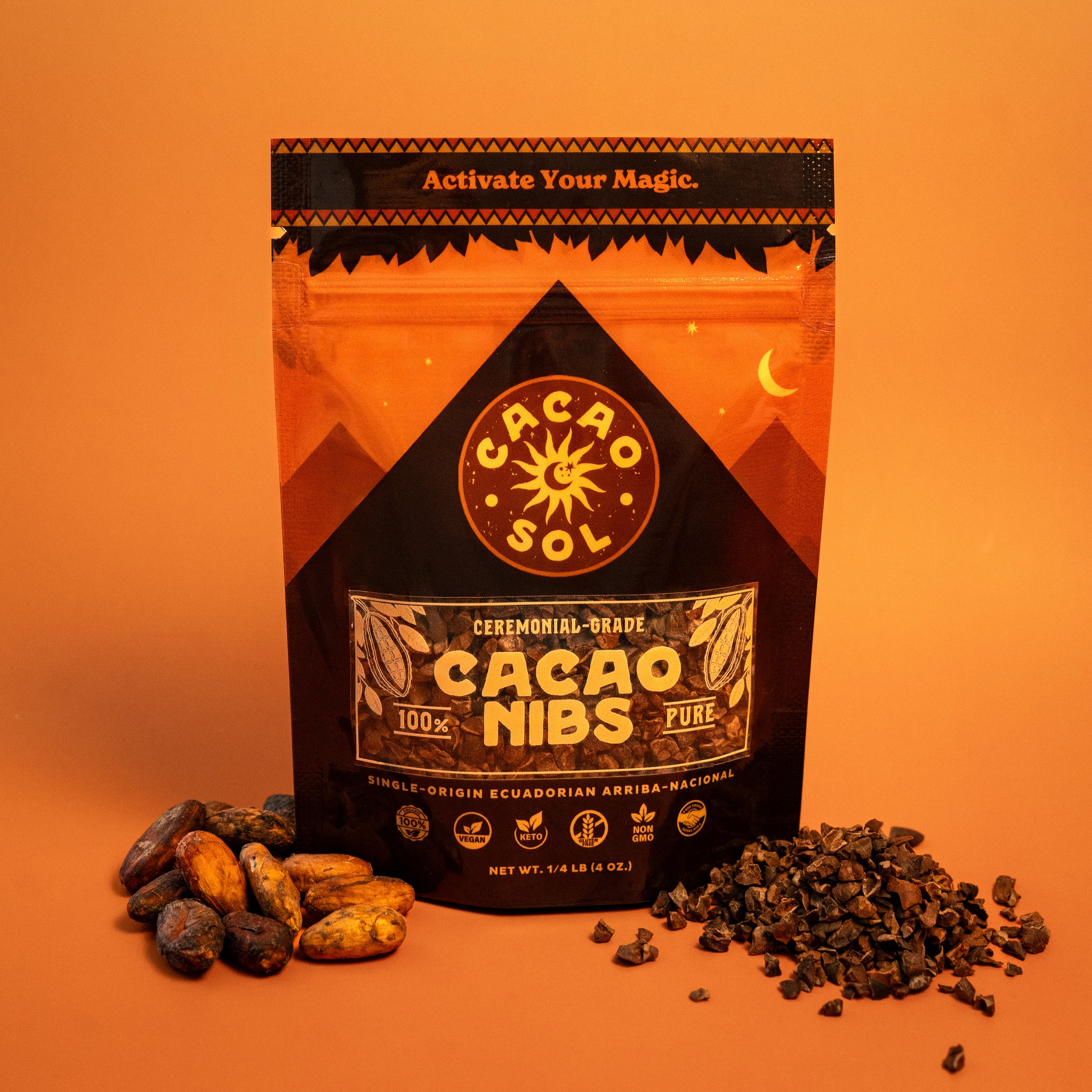 Cacao Nibs – 1/4 lb