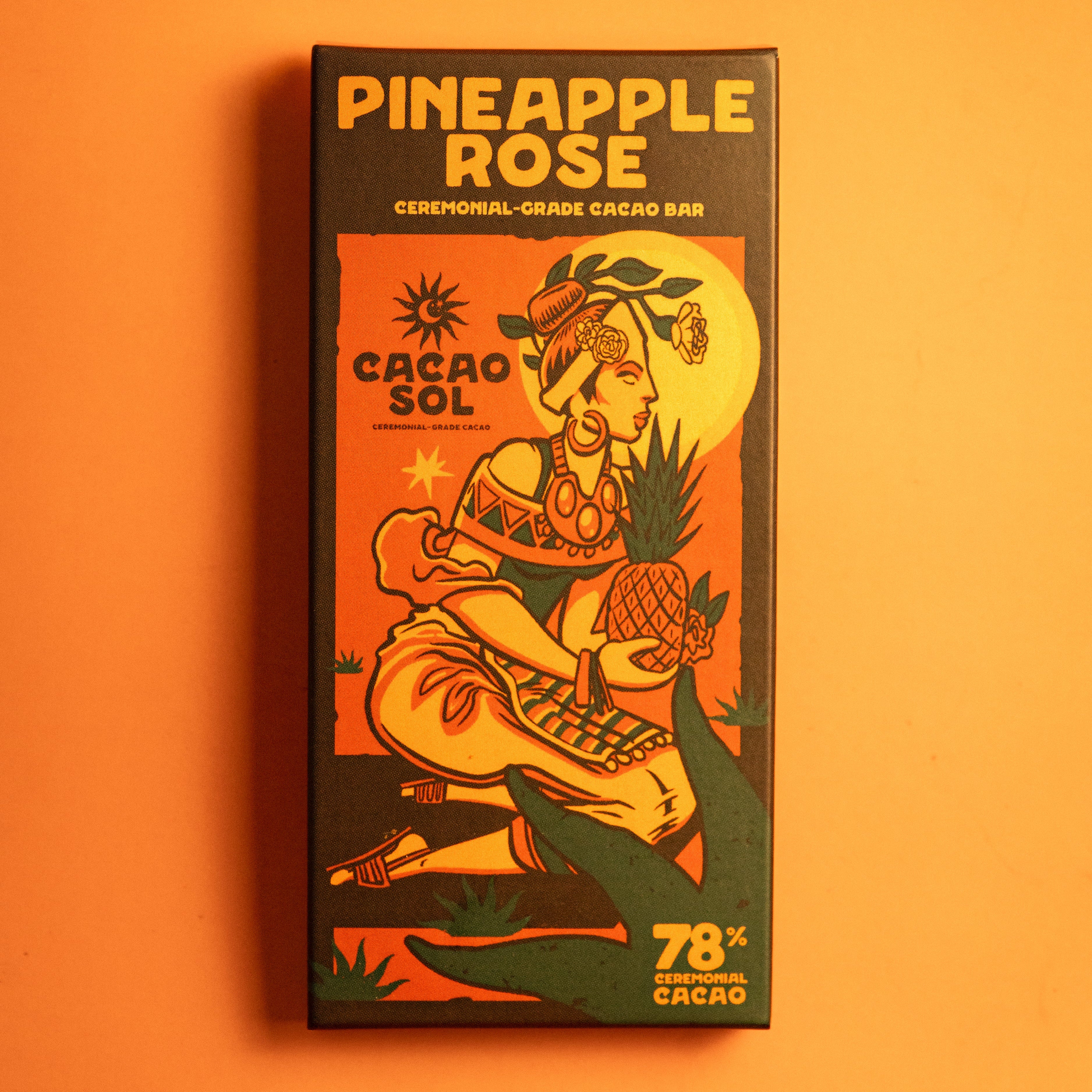 Pineapple Rose (78%) Ceremonial Cacao Bar
