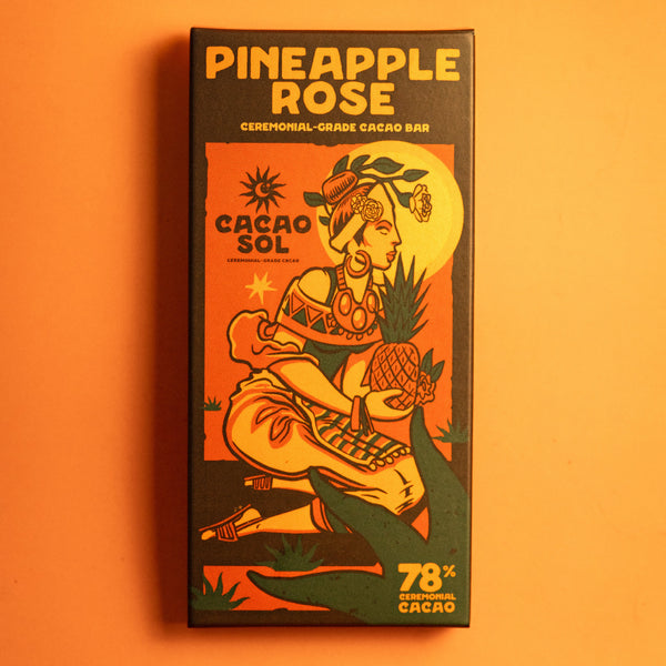 Pineapple Rose (78%) Ceremonial Cacao Bar