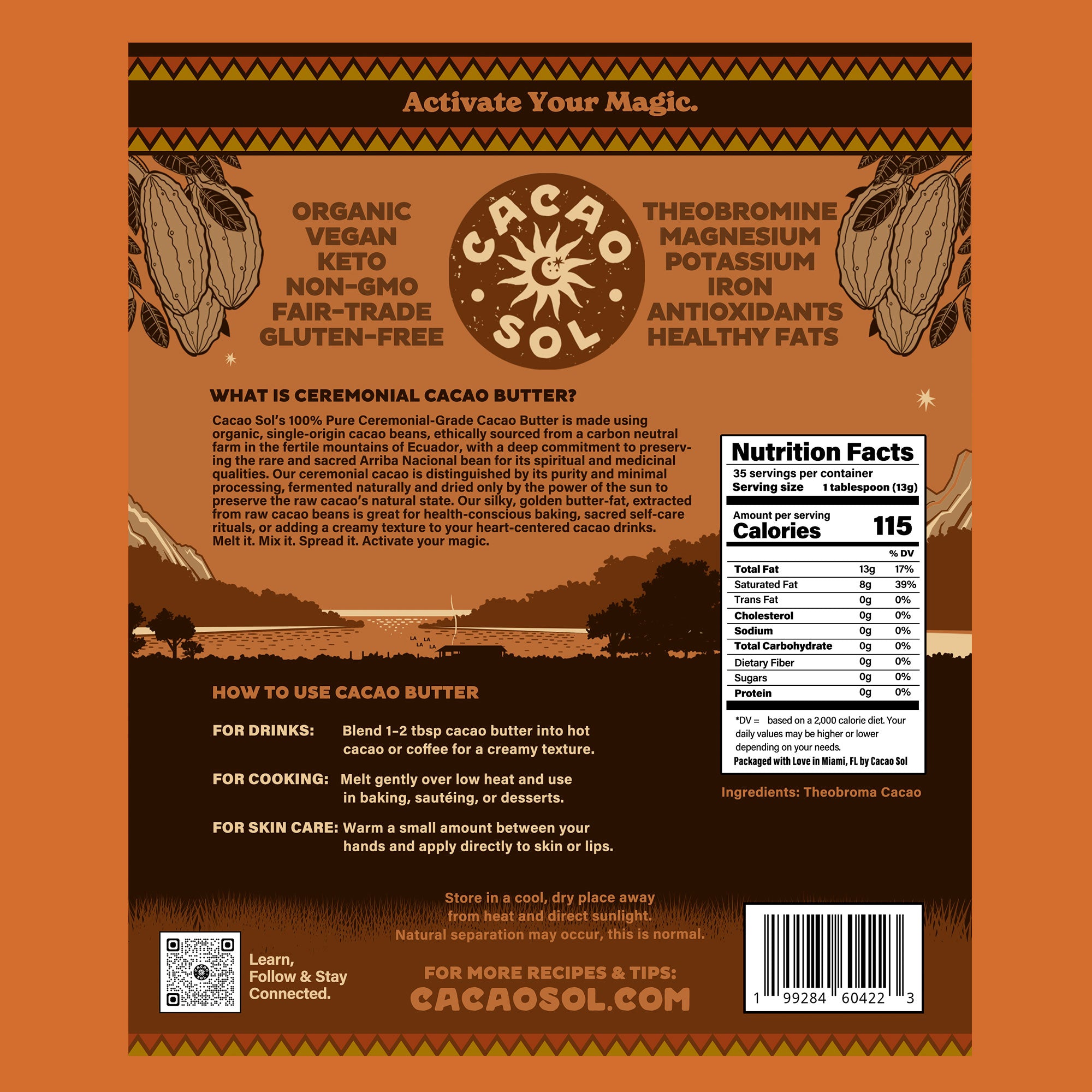 1 LB Cacao Butter