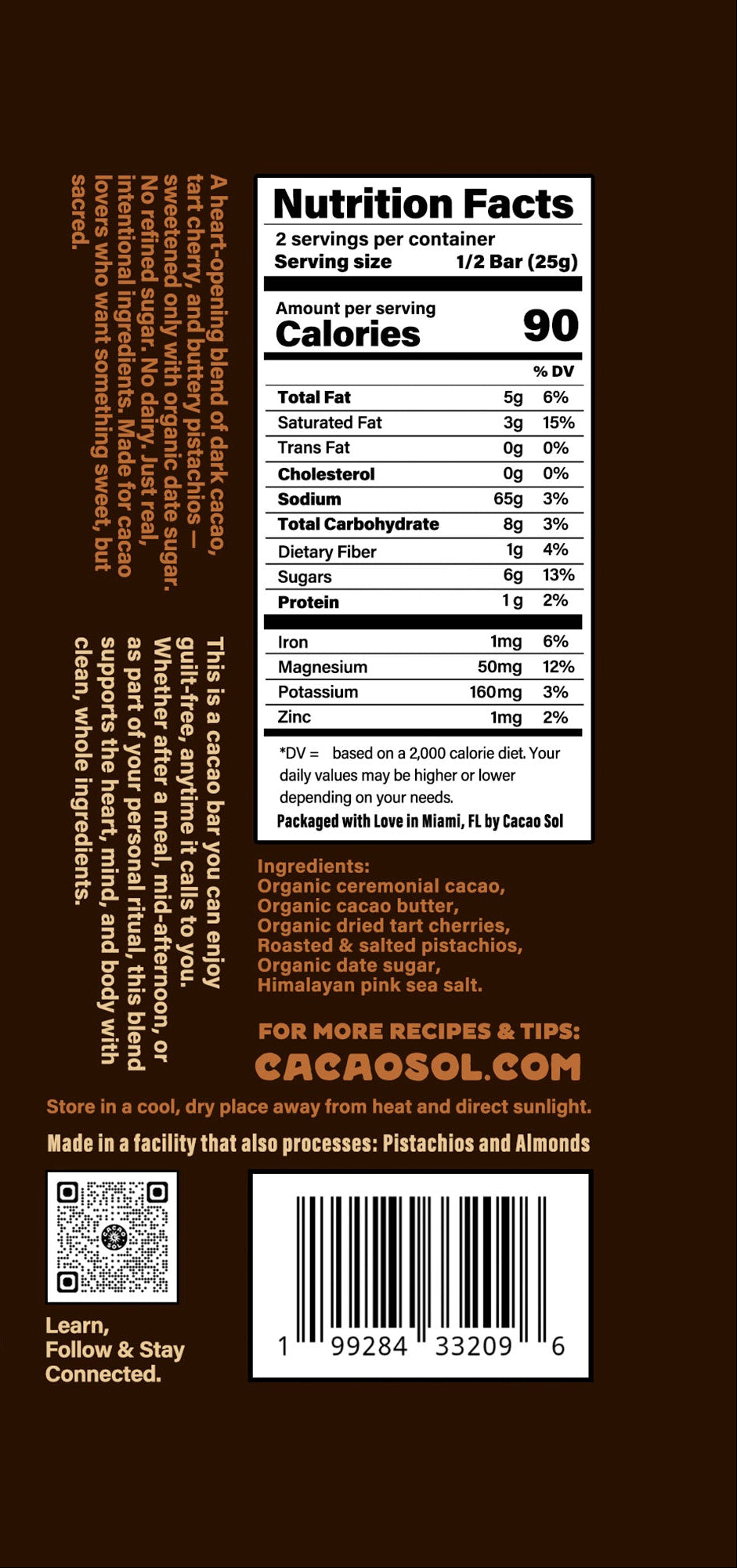 Cherry Mary (55%) Ceremonial Cacao Bar